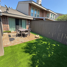 Low-Maintenance-Artificial-Turf-Installation-for-a-Condo-Backyard-in-Dallas-TX 2